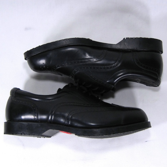 Grabbers Black Slip Resistant Work Shoes Size: 9W main image 8